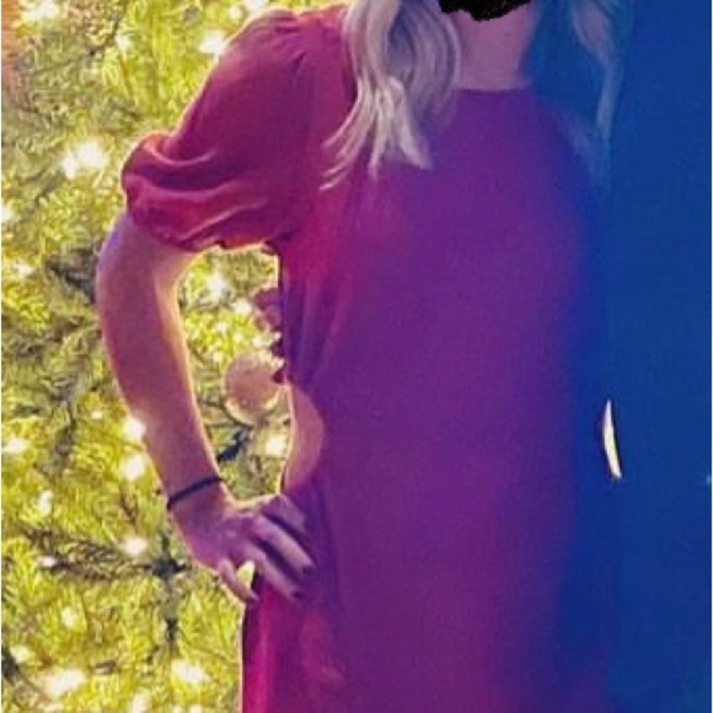 Red cocktail dress